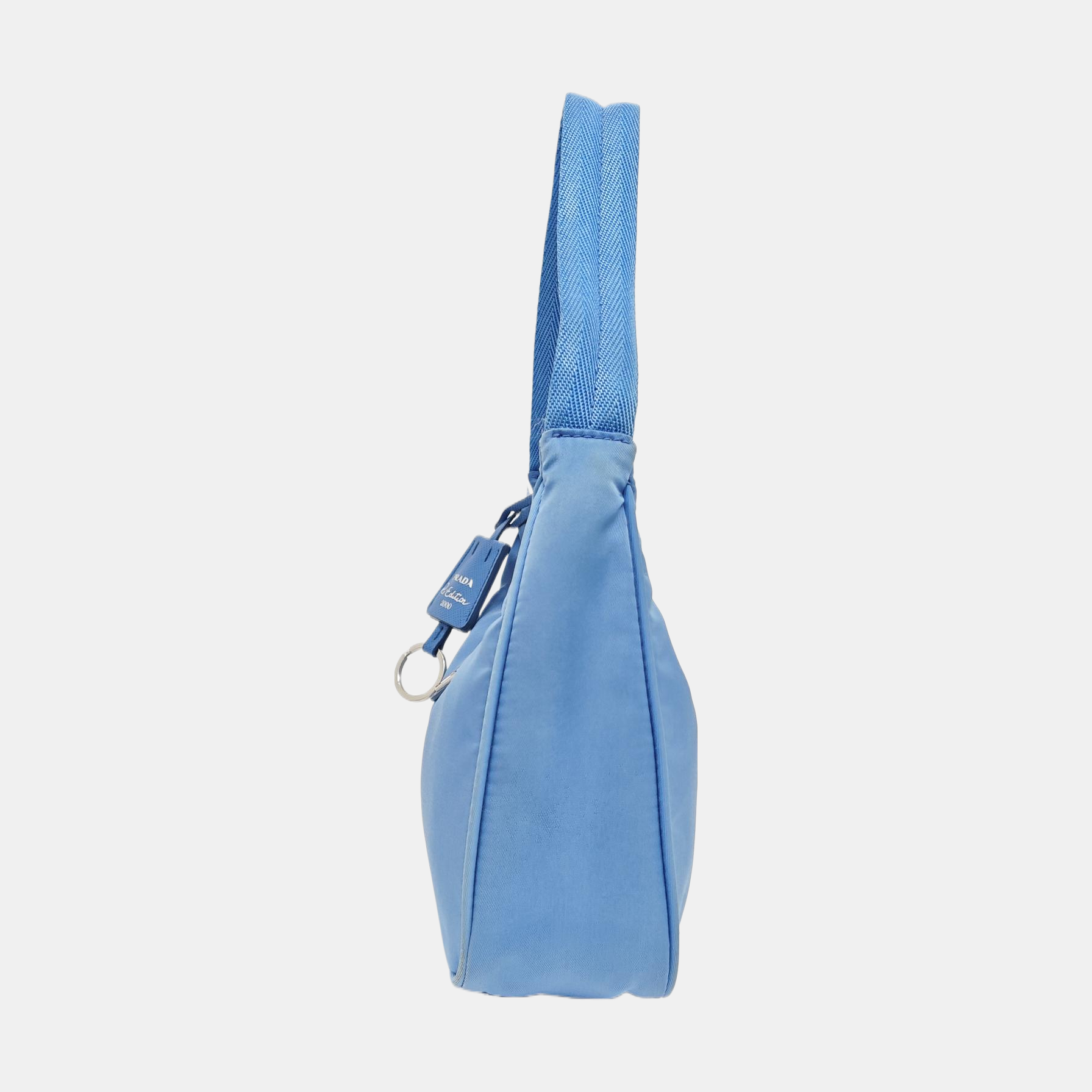 Authenticated pre-owned  Re-Edition2000 Mini Nylon Blue - Top Handle Bag at Looply