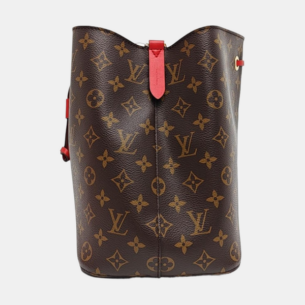NÉONOÉ MM Lona Revestida Monogram Marrón