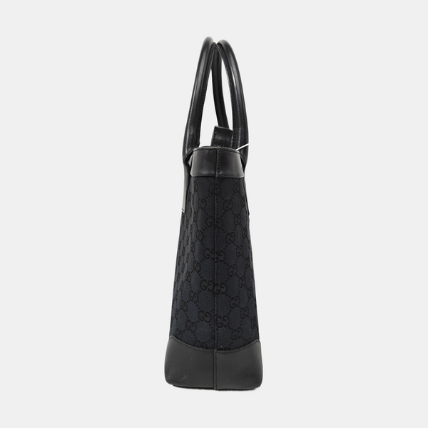 Monogram Canvas Tote Bag Blue