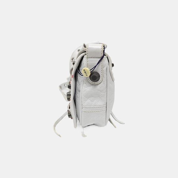 Authenticated pre-owned  Le Cagole XS Lambskin White - Shoulder Bag at Looply