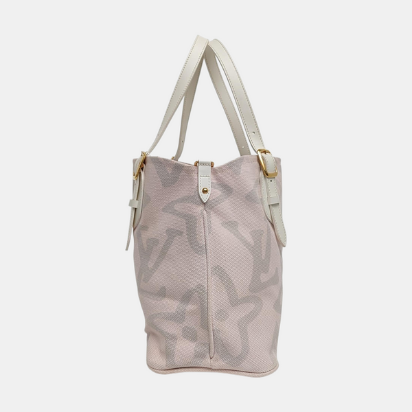 TAHITIENNE CABAS MM Monogram Canvas Pink