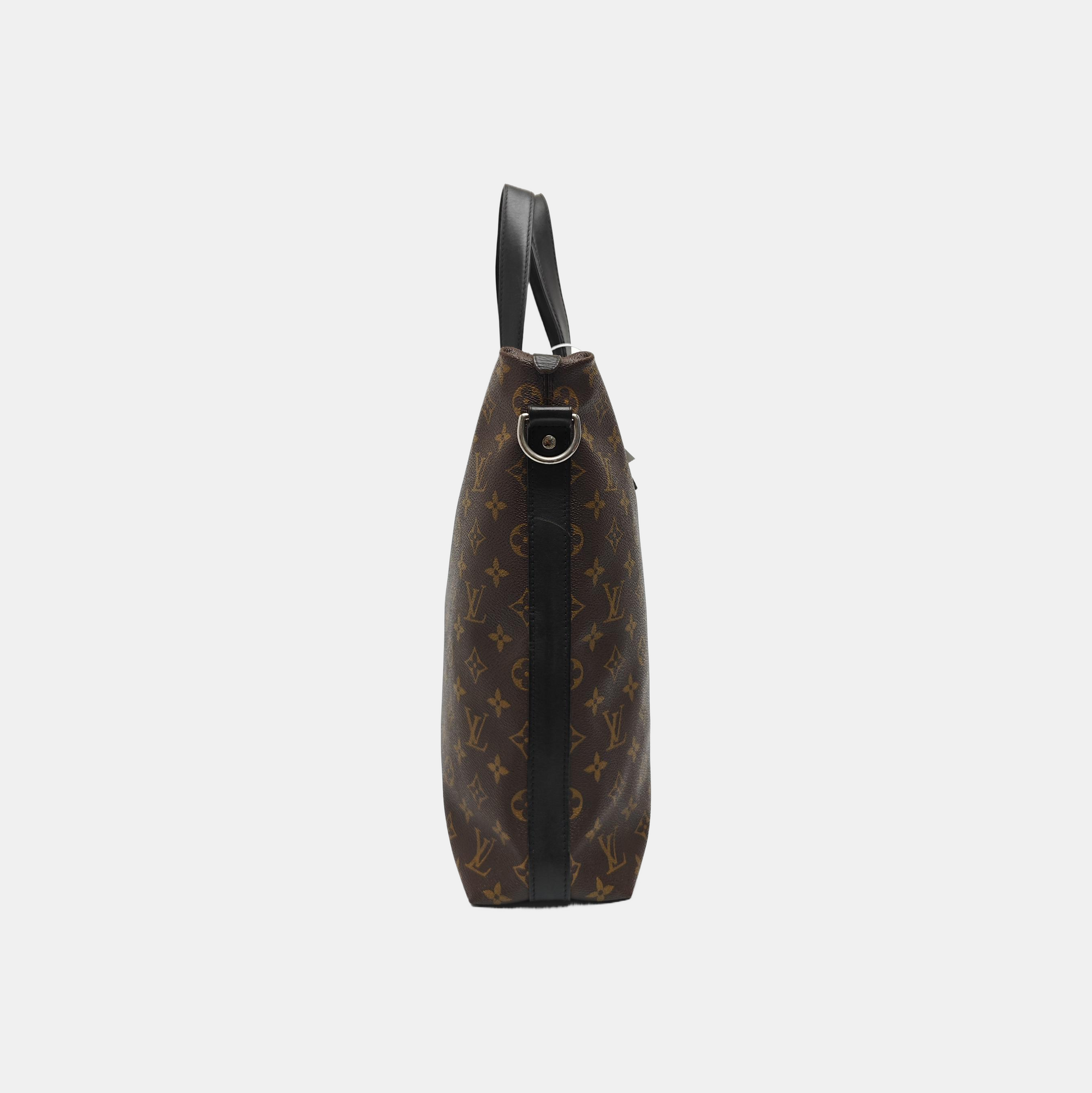 KITAN Monogram Coated Canvas Brown