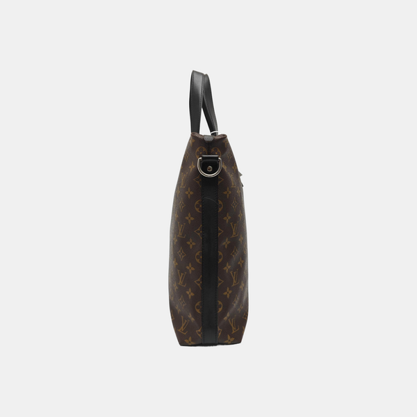 KITAN Monogram Coated Canvas Brown