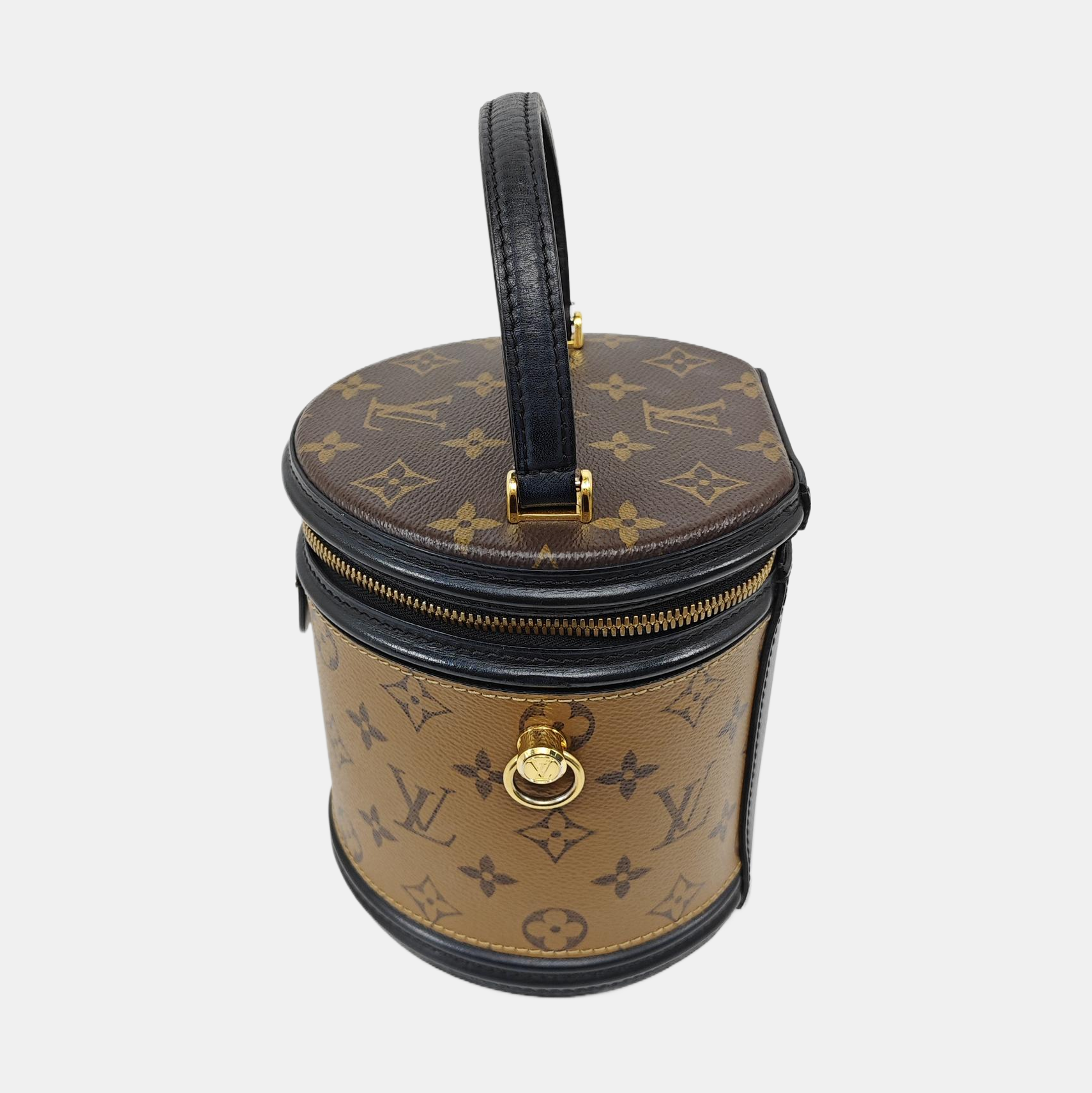 CANNES PM Monogram Coated Canvas Brown