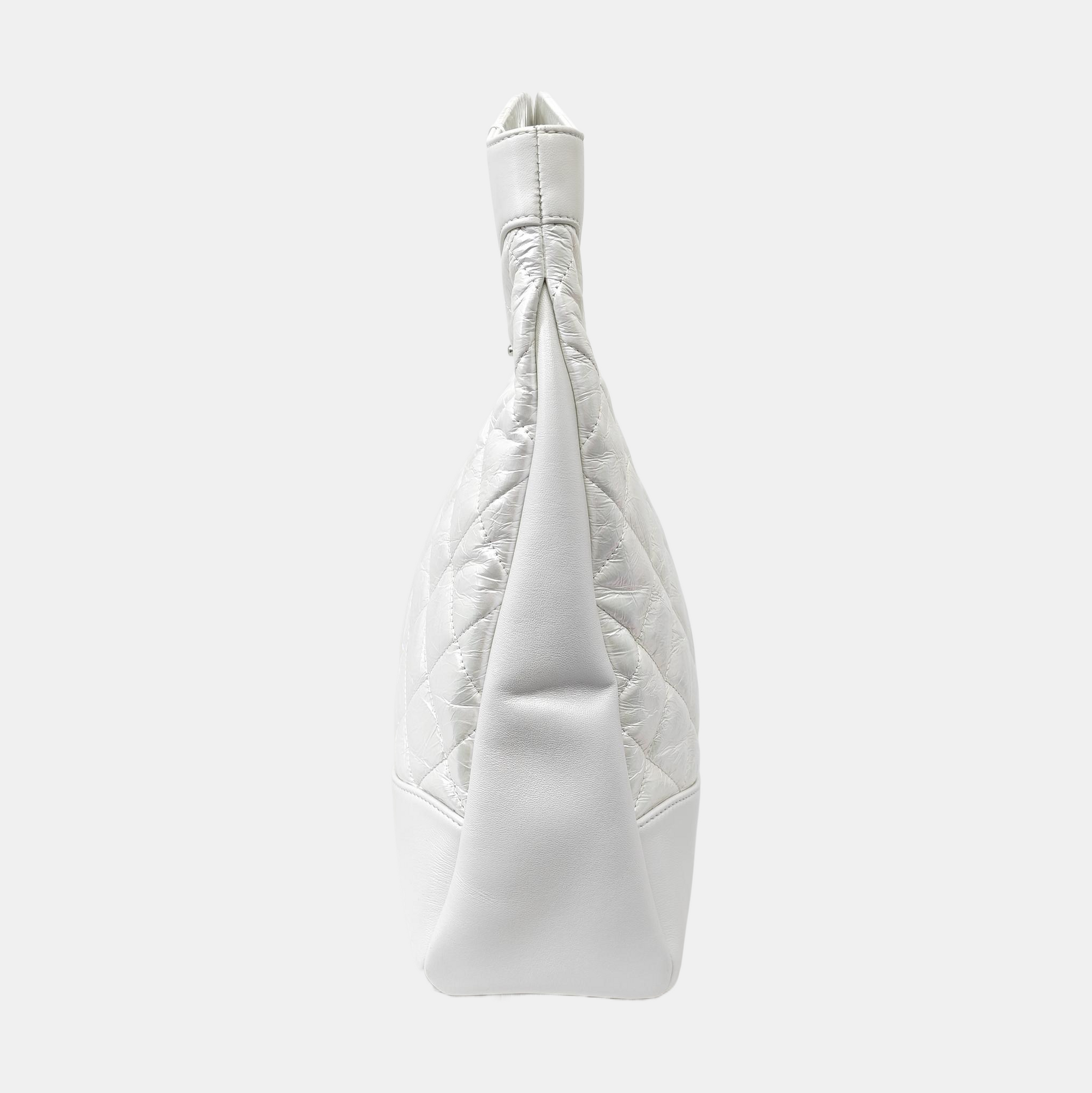 CHANEL 31 Quilted Calfskin White