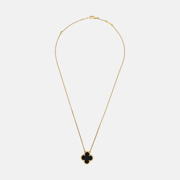 Vintage Alhambra 18k Gold Necklace