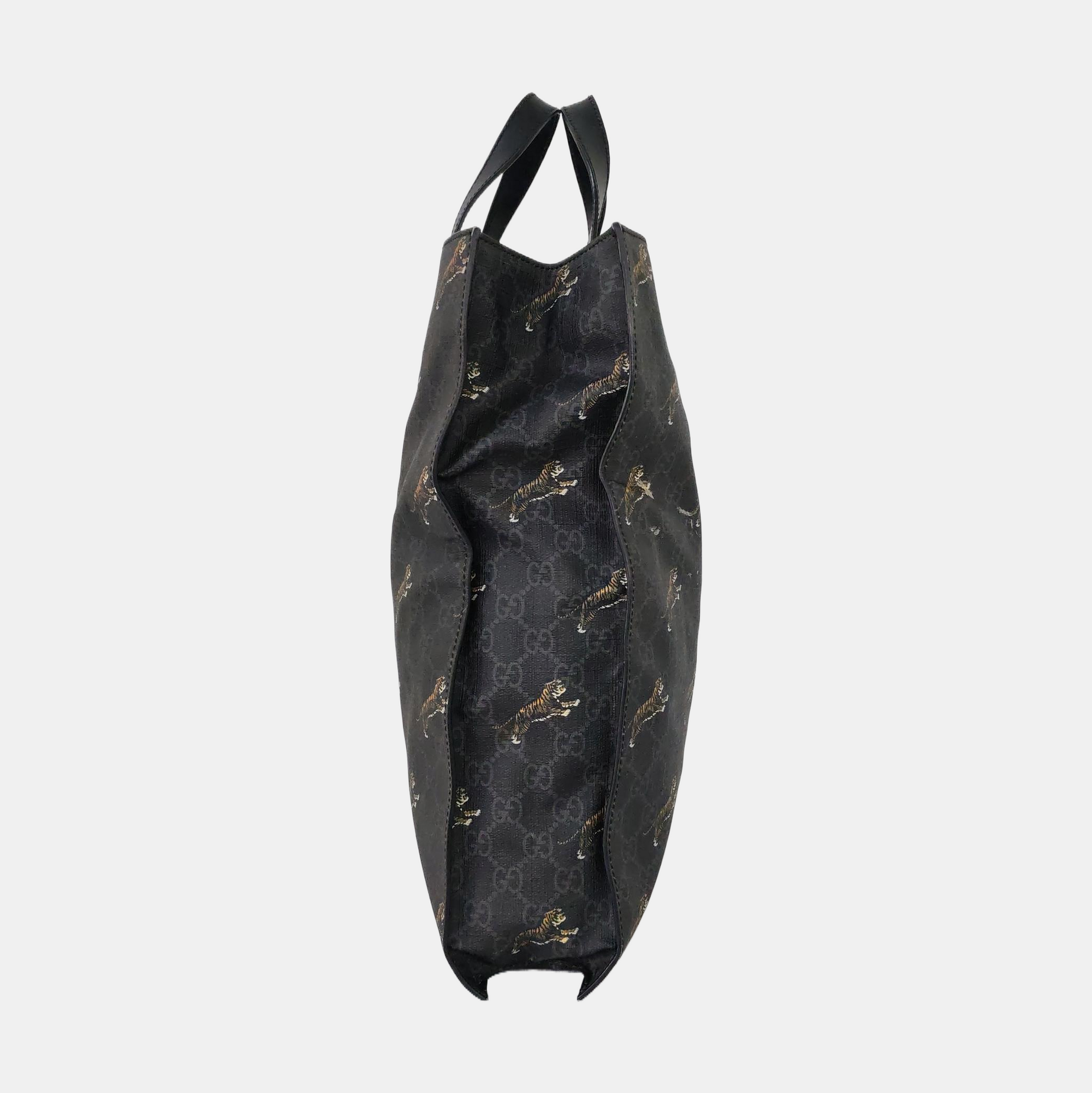 GG Supreme Monogram Coated Canvas Black
