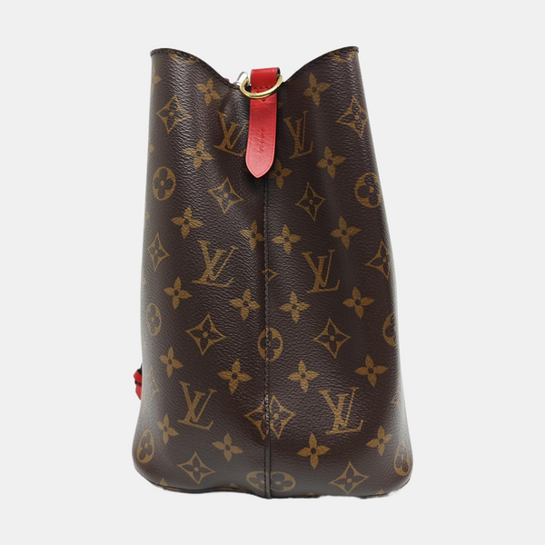 NÉONOÉ MM Monogram Coated Canvas Brown