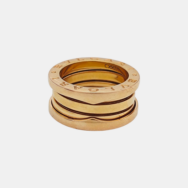 B.ZERO1 18k Rose Gold Ring EU 47