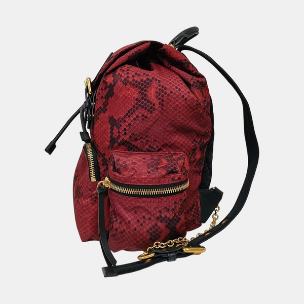 The Rucksack Medium Nylon Red