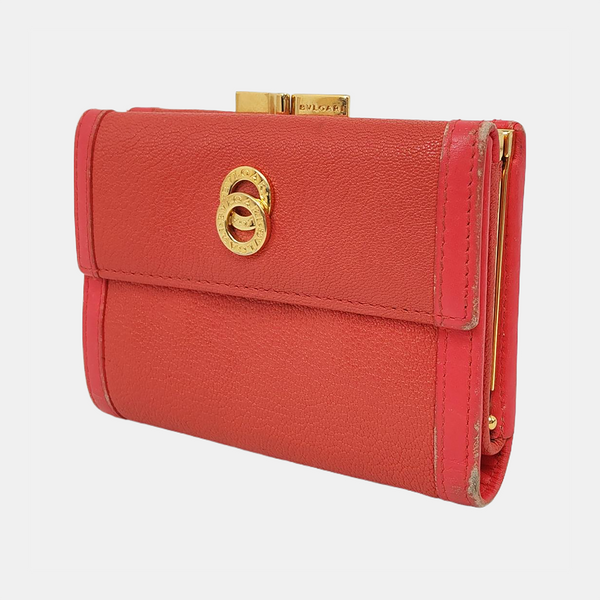 Calfskin Wallet Red
