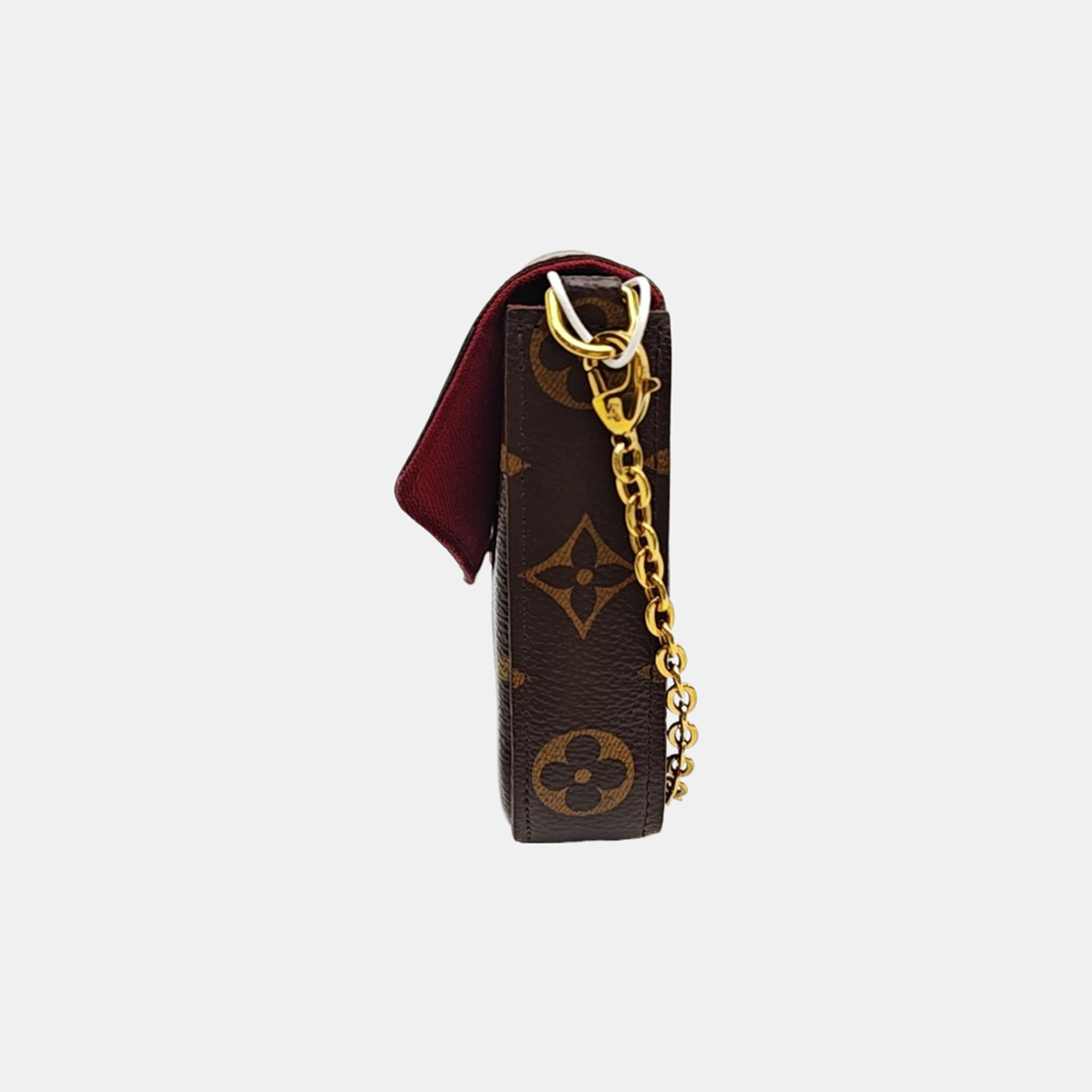 FÉLICIE Monogram Coated Canvas Brown
