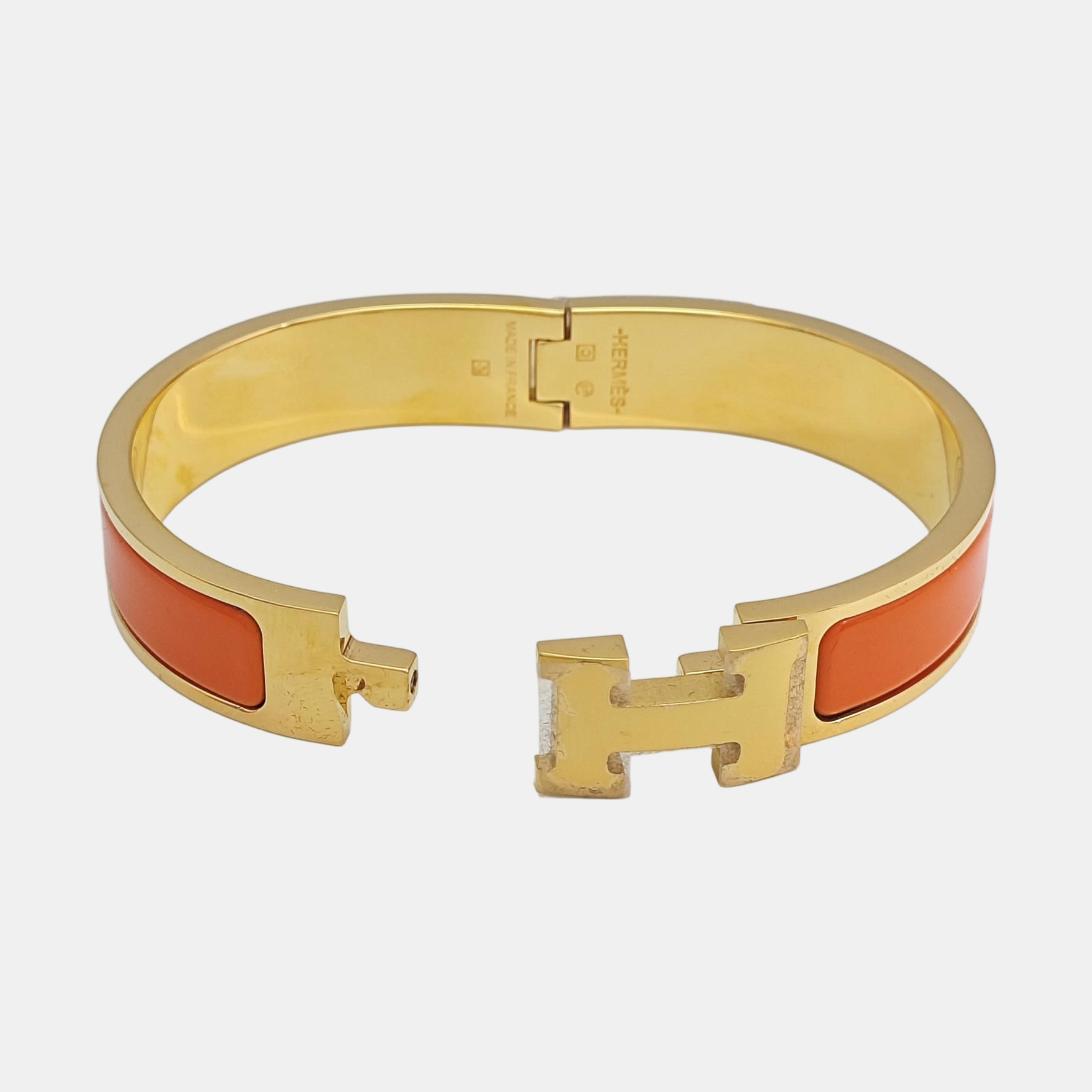 Clic H Metal Gold Bangle