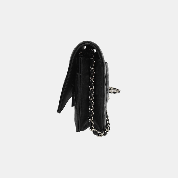 WOC Quilted Lambskin Black