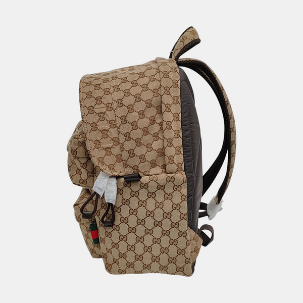 Monogram Canvas Backpack Medium Beige