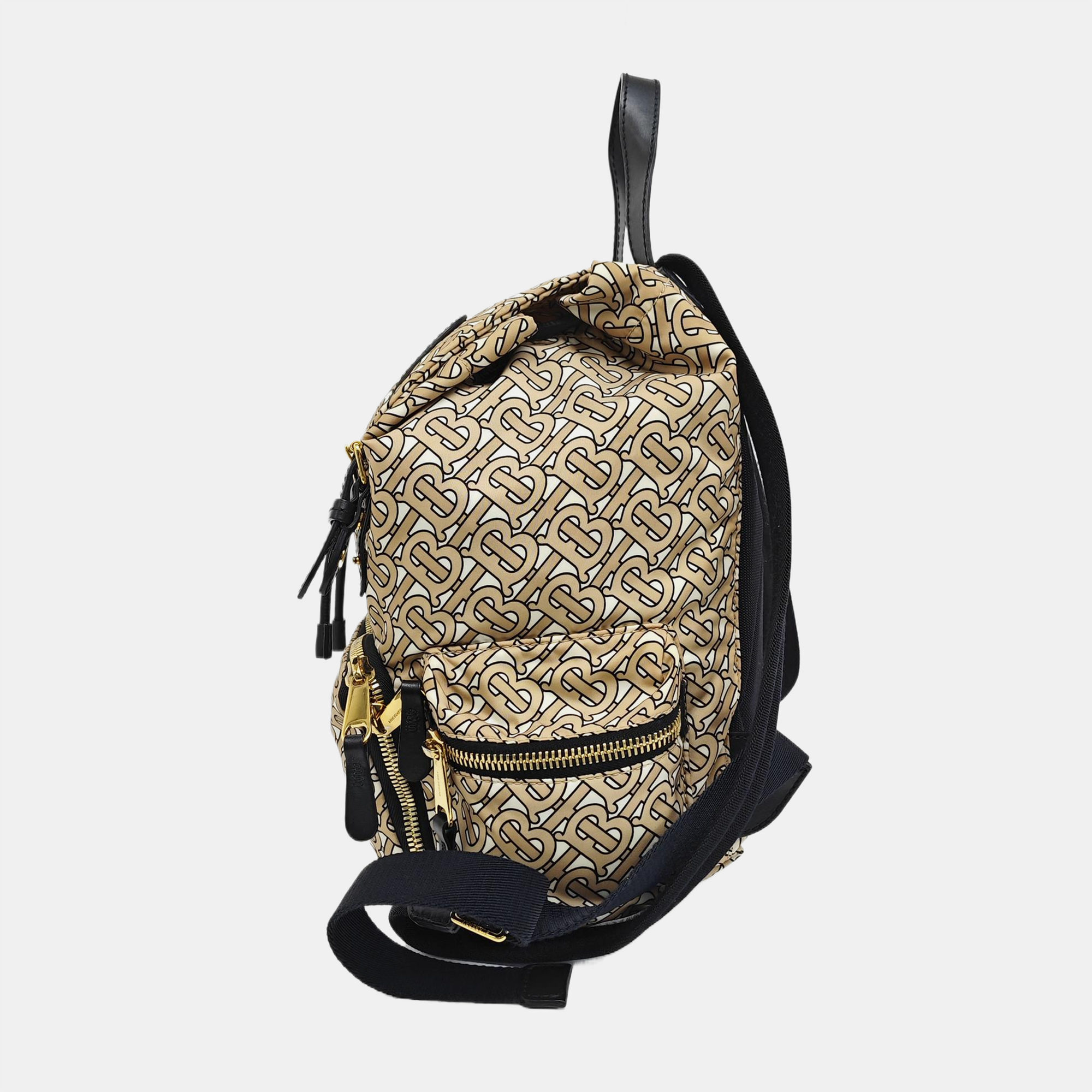 The Rucksack Medium Nylon Beige