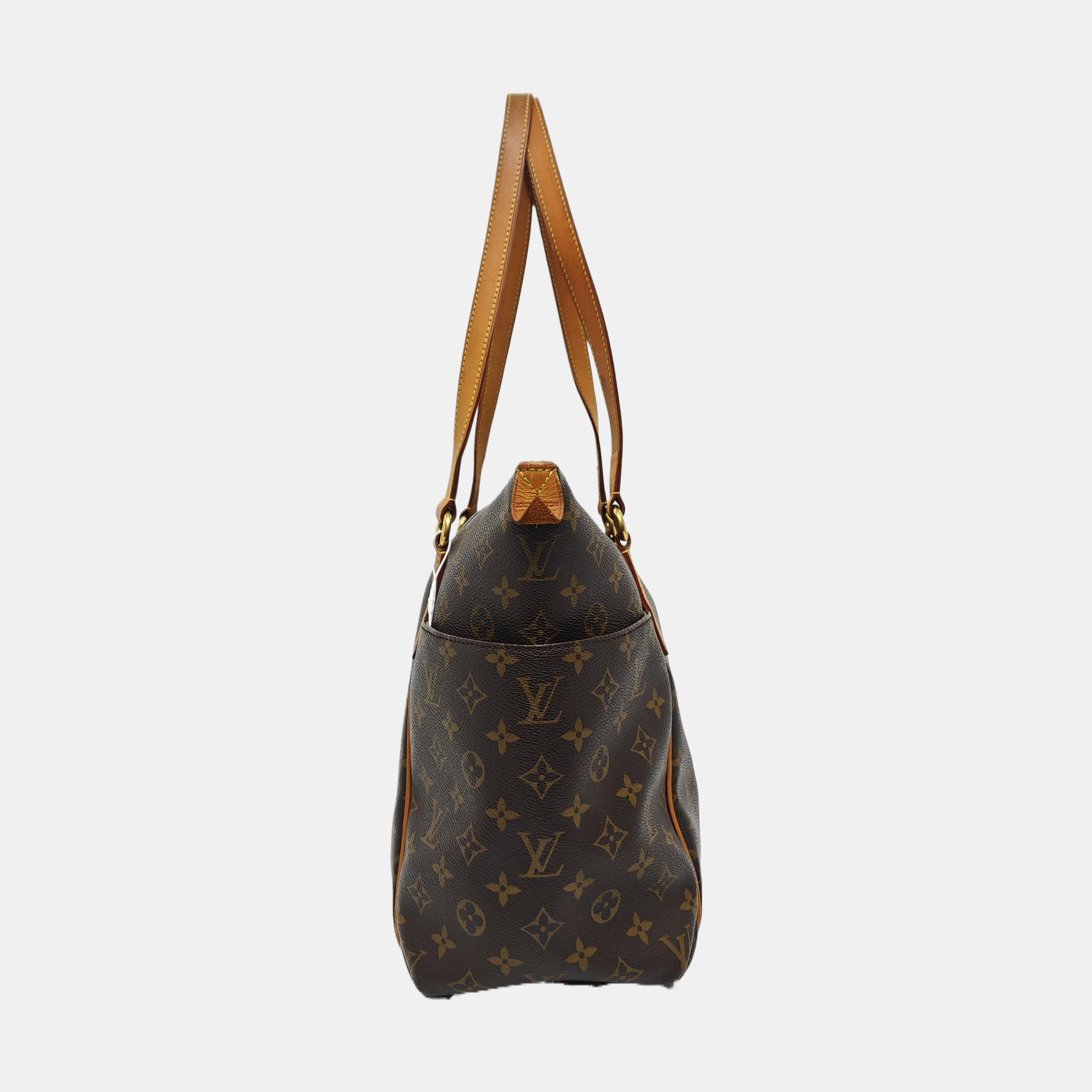 TOTALLY Monogram Coated Canvas Brown