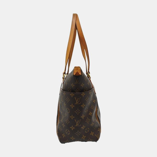 TOTALLY Monogram Coated Canvas Brown