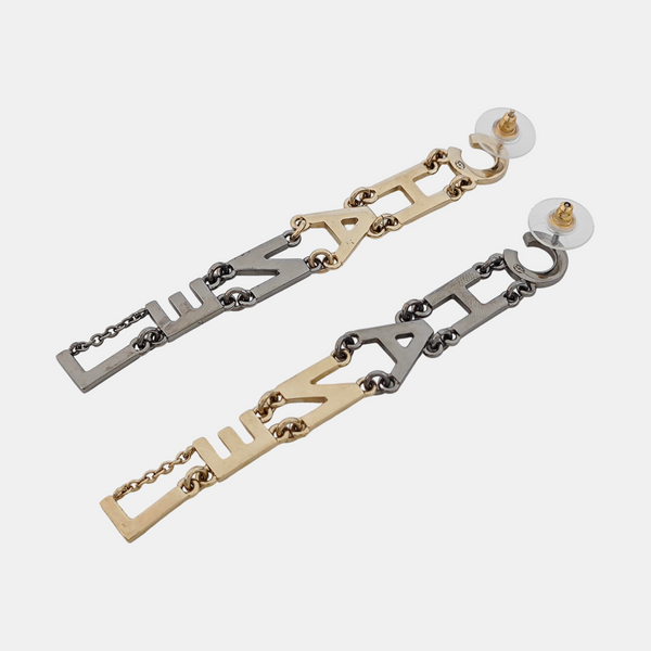 Metal Gold Stud Earrings