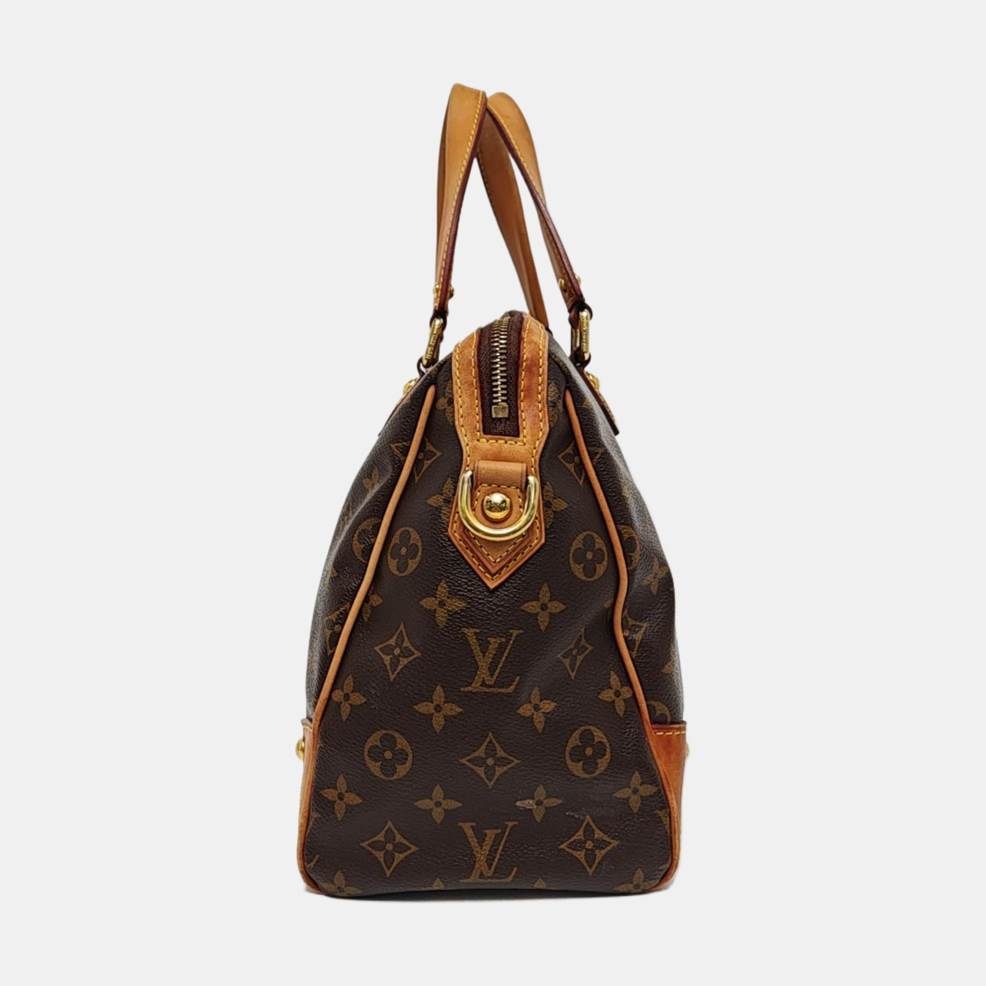 RETIRO NM Monogram Coated Canvas Brown