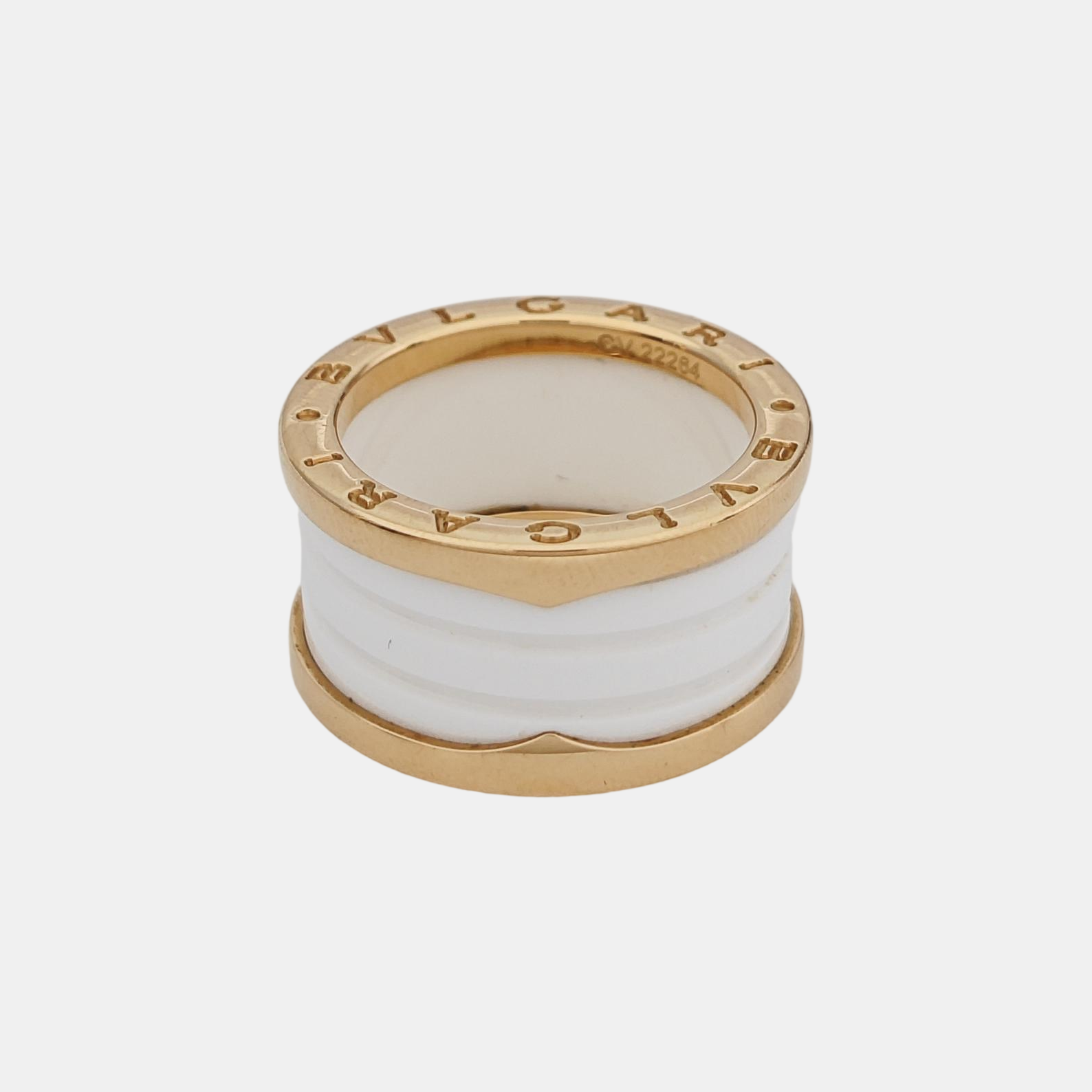 B.ZERO1 18k Rose Gold Ring EU 54