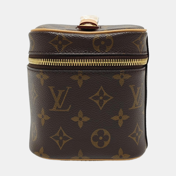 NICE Mini Monogram Coated Canvas Brown