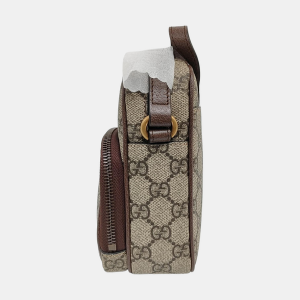Authenticated pre-owned  Ophidia Mini Monogram Coated Canvas Beige - Shoulder Bag at Looply