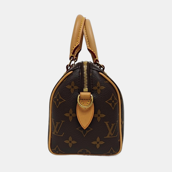 SPEEDY 20 Monogram Coated Canvas Brown