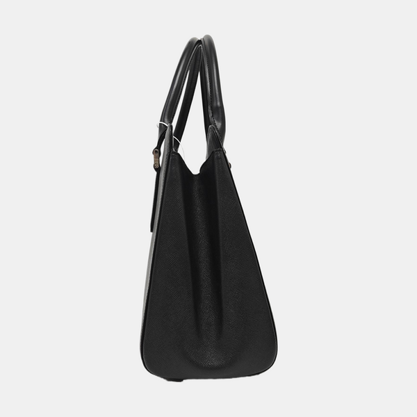 Calfskin Tote Bag Small Black