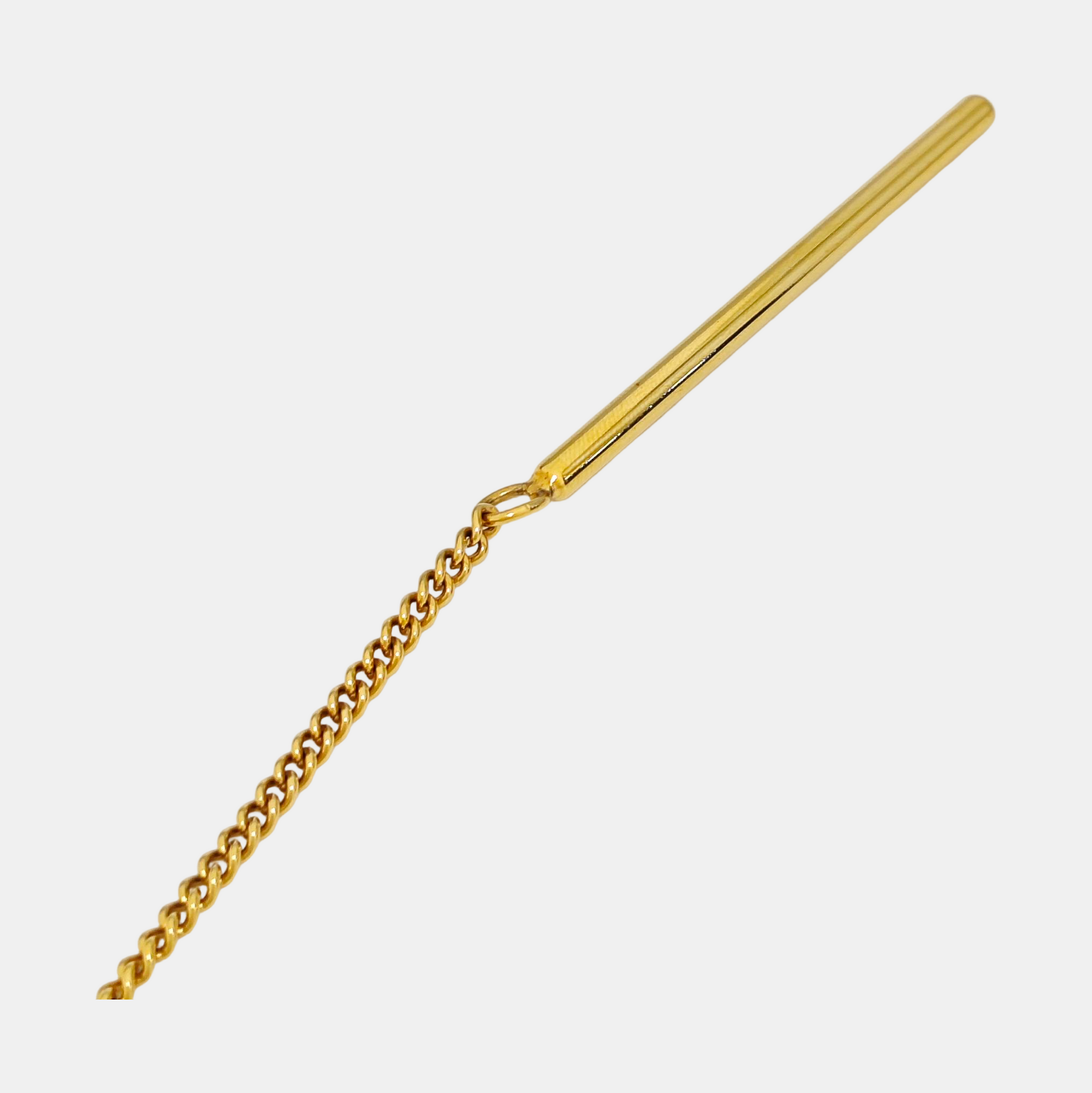 Metal Bag Charm Gold
