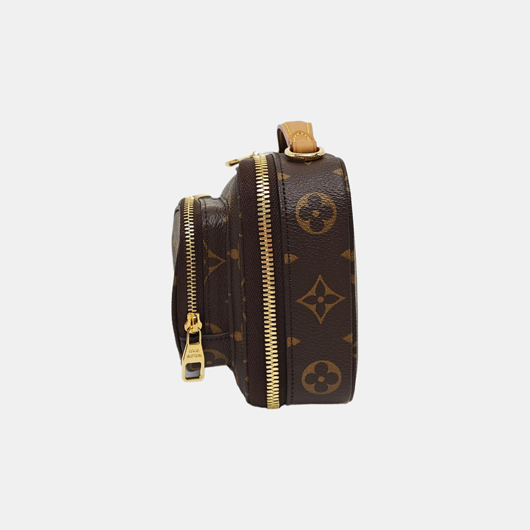 UTILITY Monogram Coated Canvas Brown