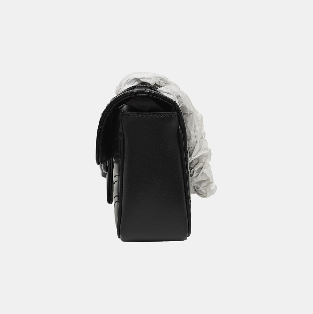 GG Marmont Small Quilted Calfskin Black
