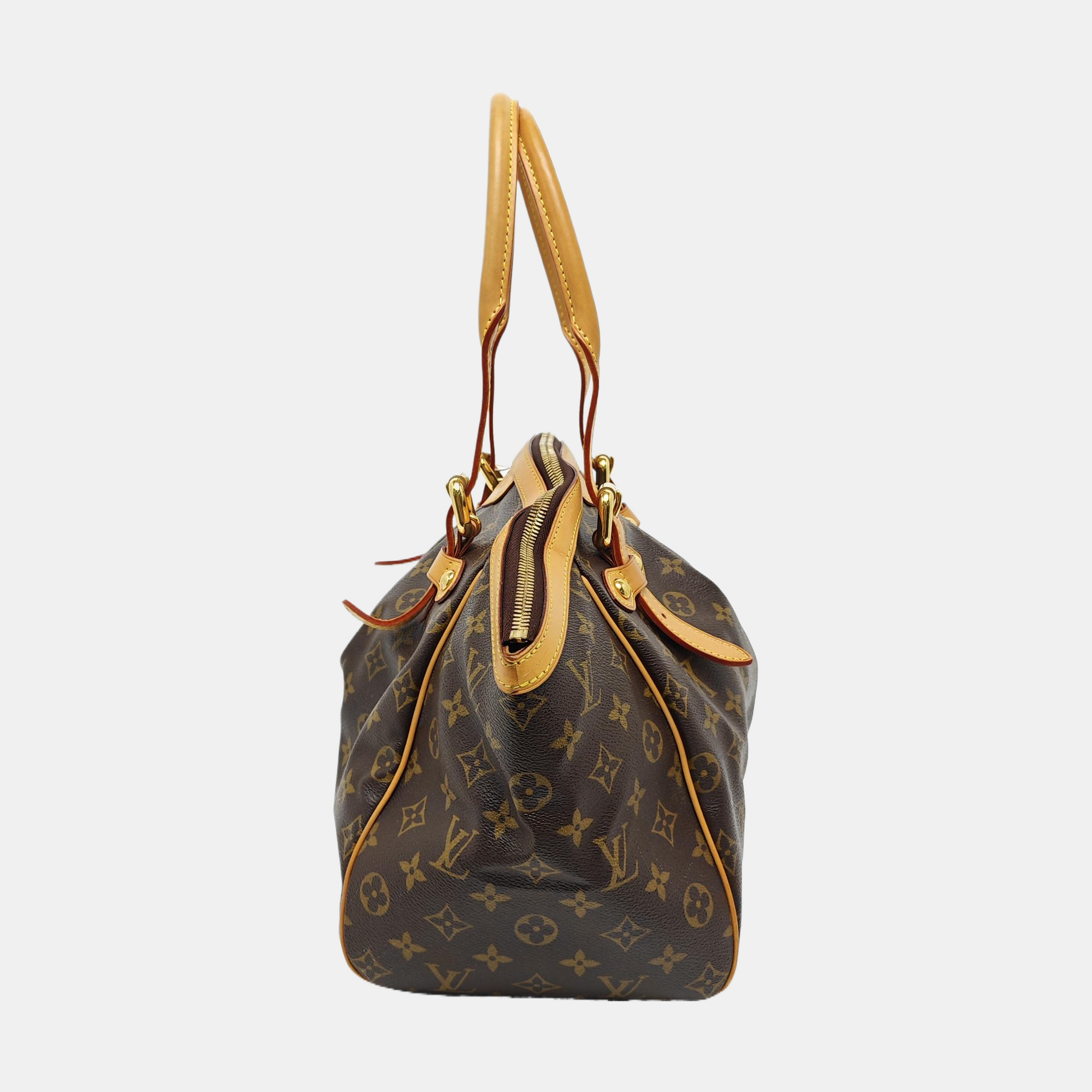 TIVOLI GM Monogram Coated Canvas Brown