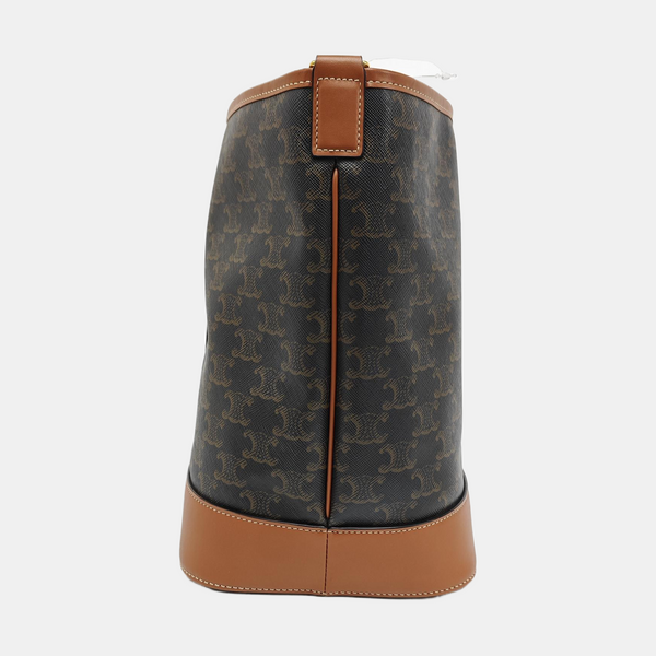 TRIOMPHE CANVAS Medium Coated Canvas Brown