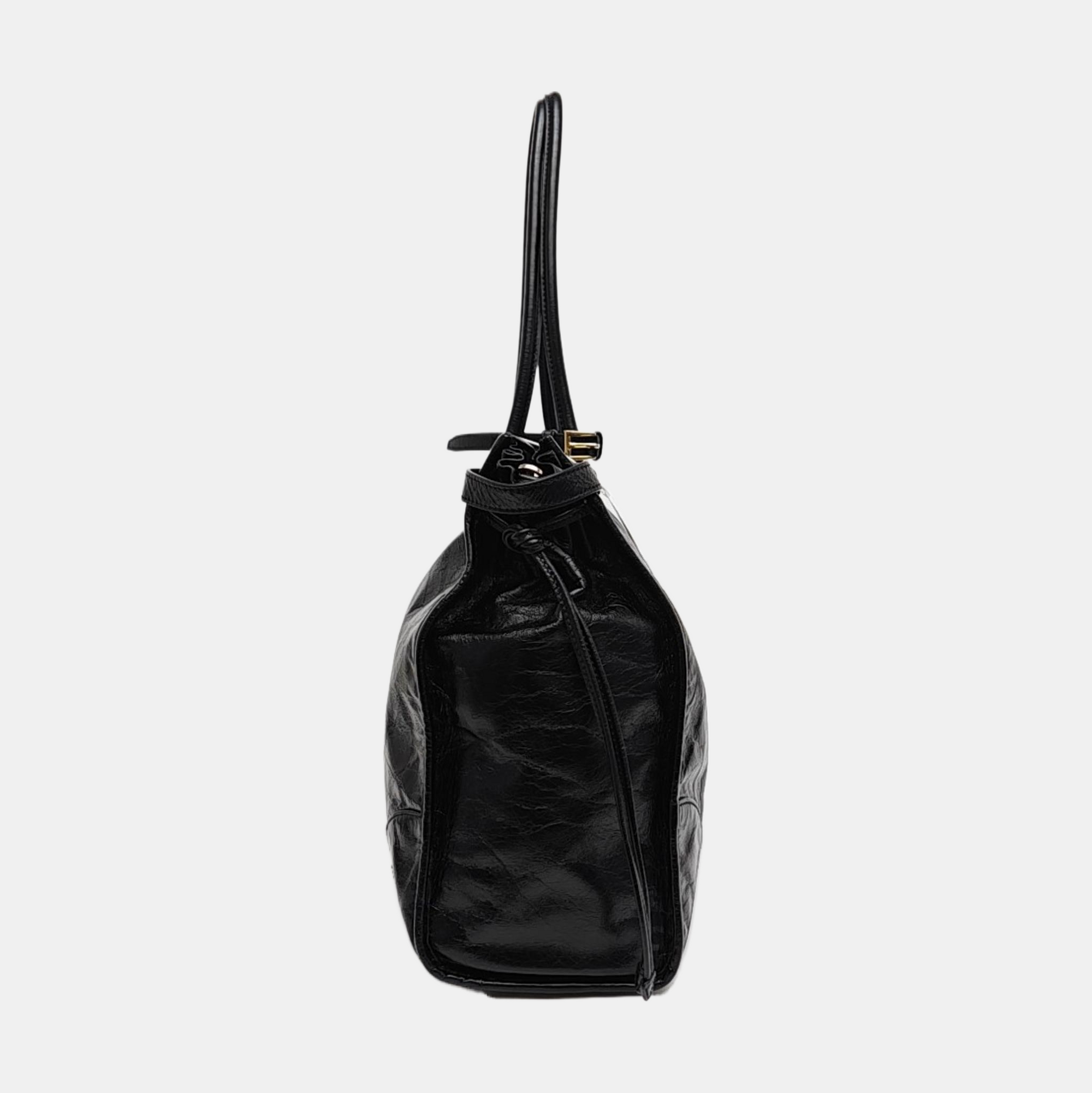 Bonnie Extra Large Calfskin Black