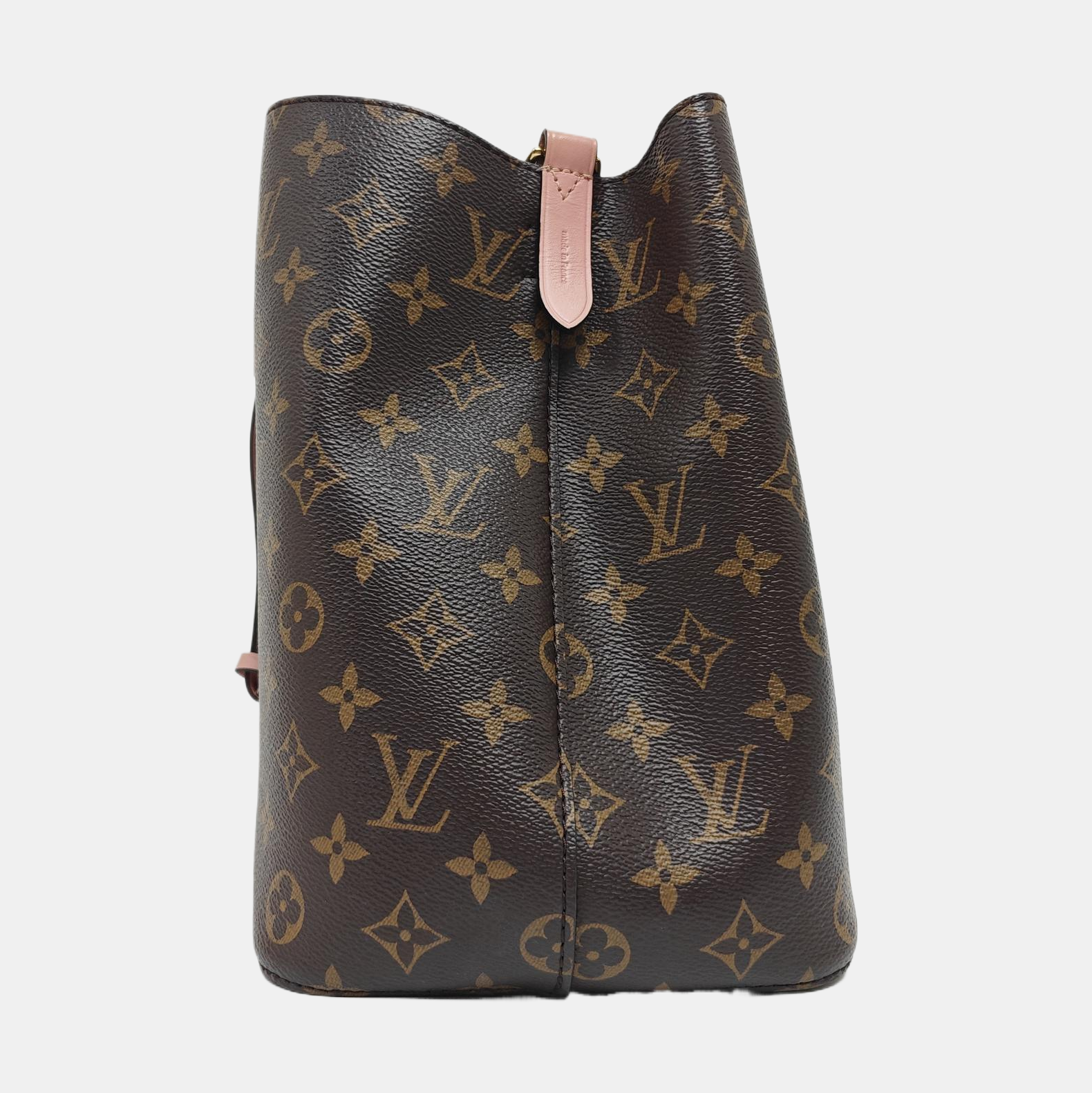 NÉONOÉ MM Monogram Coated Canvas Brown