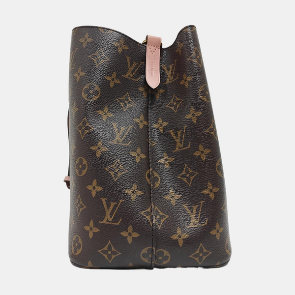 NÉONOÉ MM Monogram Coated Canvas Brown