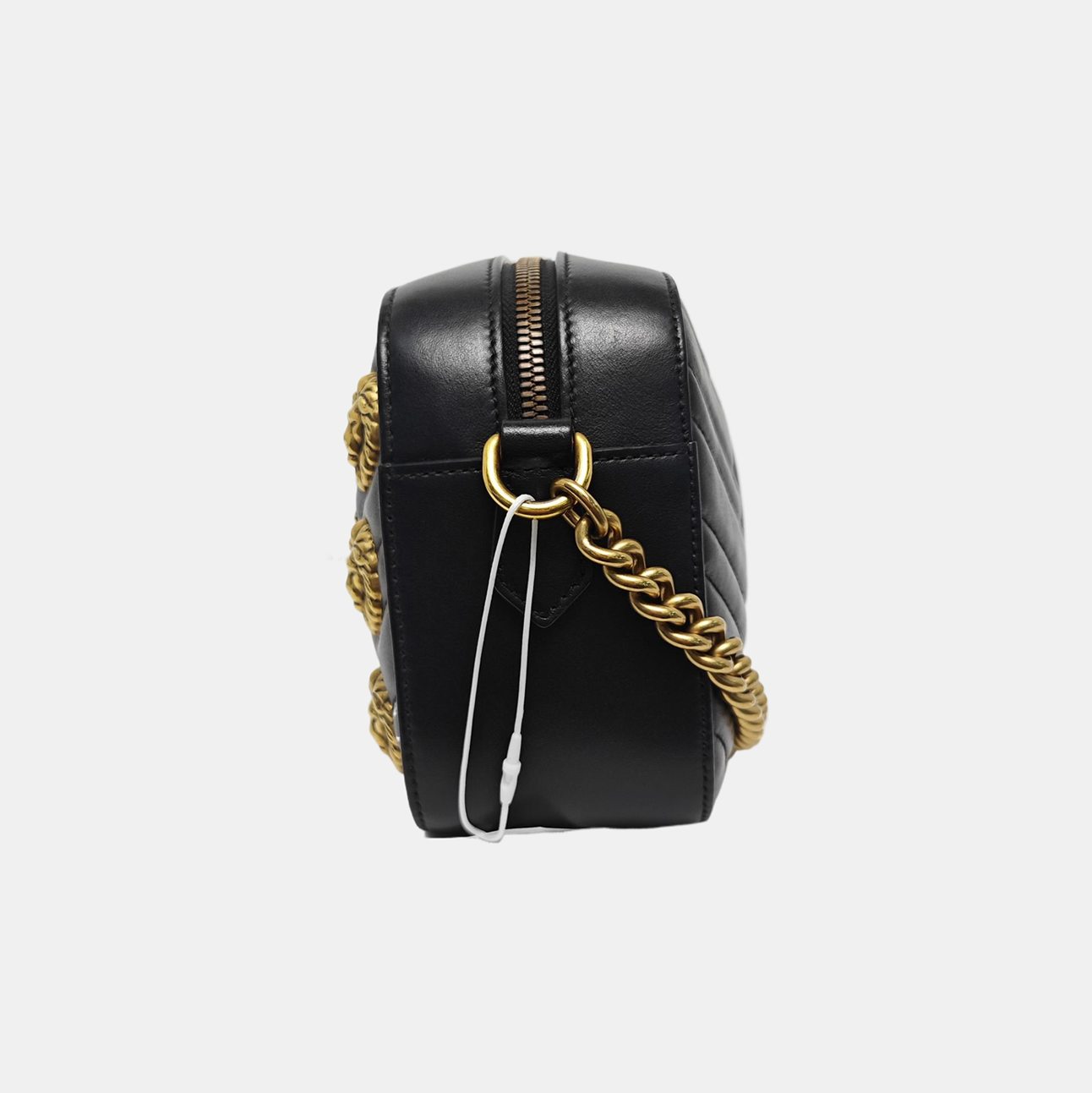 GG Marmont Small Quilted Calfskin Black