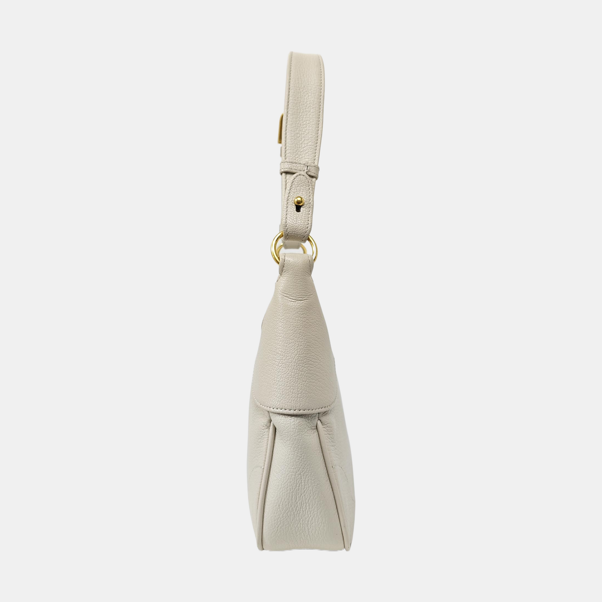 Aphrodite Small Calfskin White