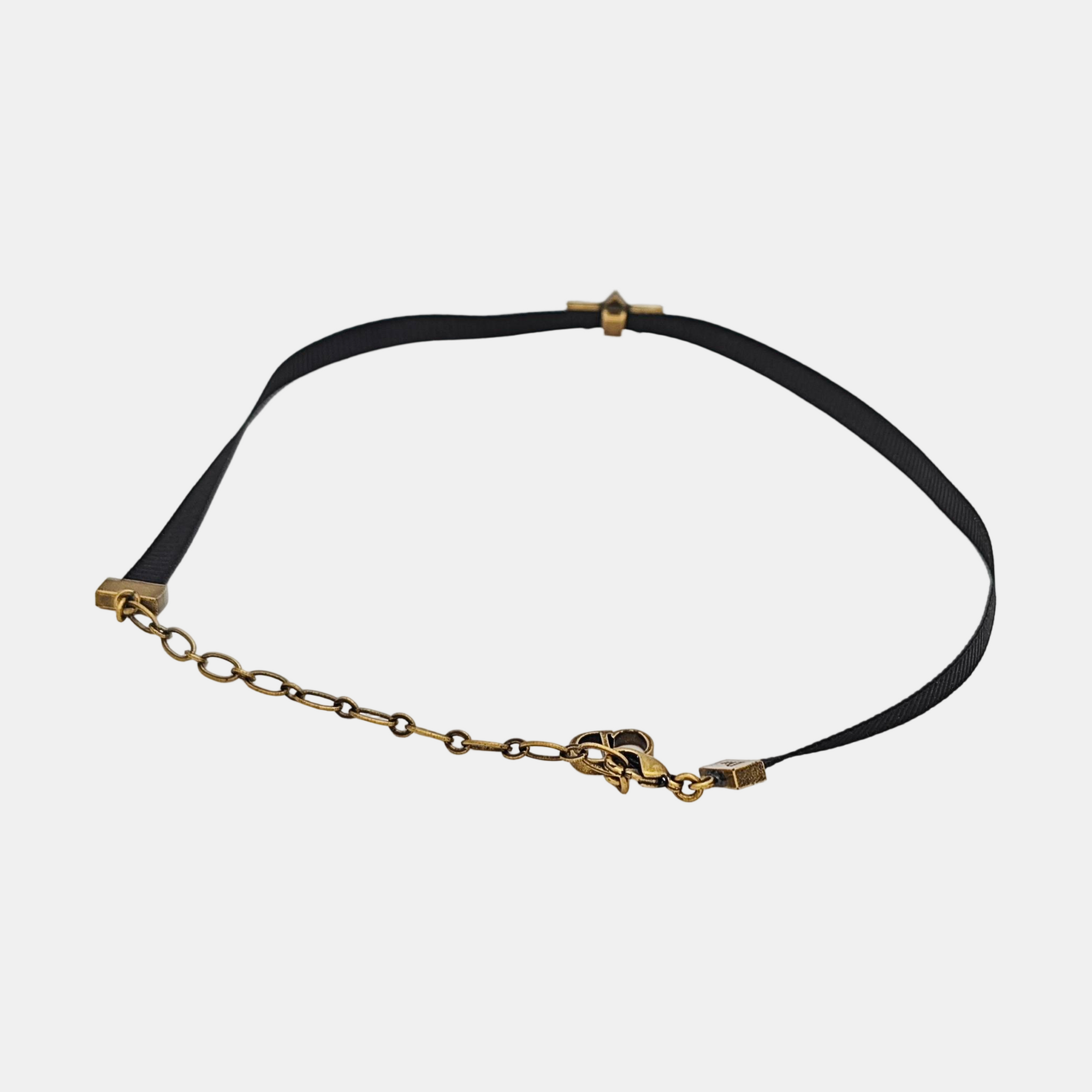 J'adior Metal Black Necklace
