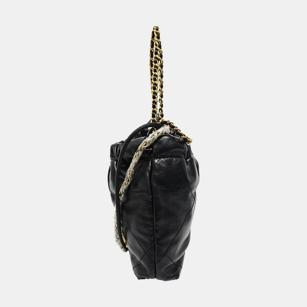 CHANEL 22 Mini Quilted Calfskin Black