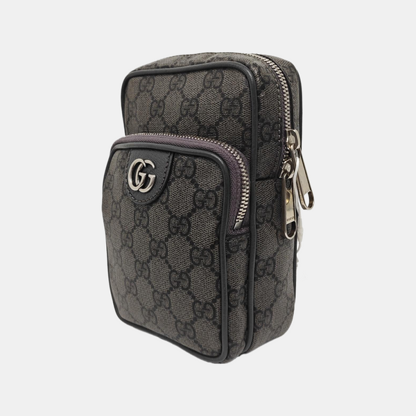 Neo Vintage Mini Monogram Coated Canvas Gray