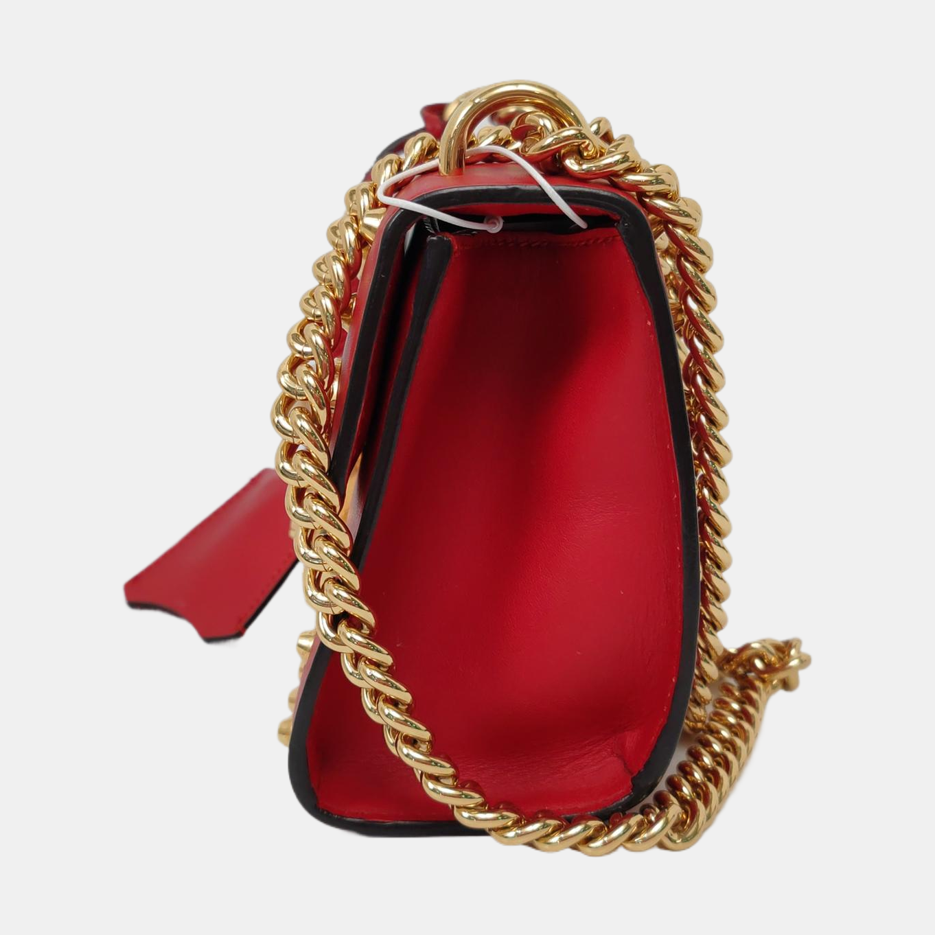 Authenticated pre-owned  Padlock Small Calfskin Red - Crossbody Bag at Looply