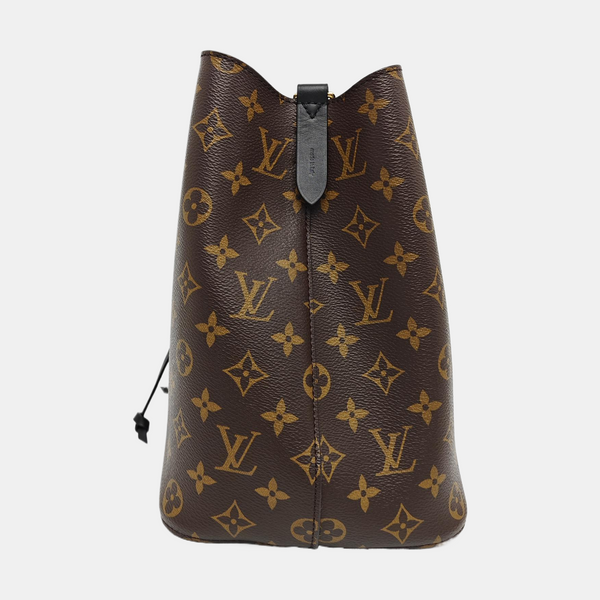 NÉONOÉ MM Monogram Coated Canvas Brown