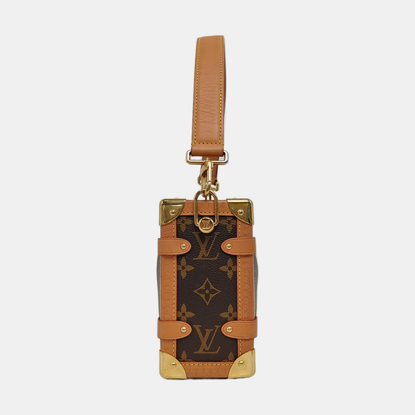 SIDE TRUNK MM Monogram Coated Canvas Brown
