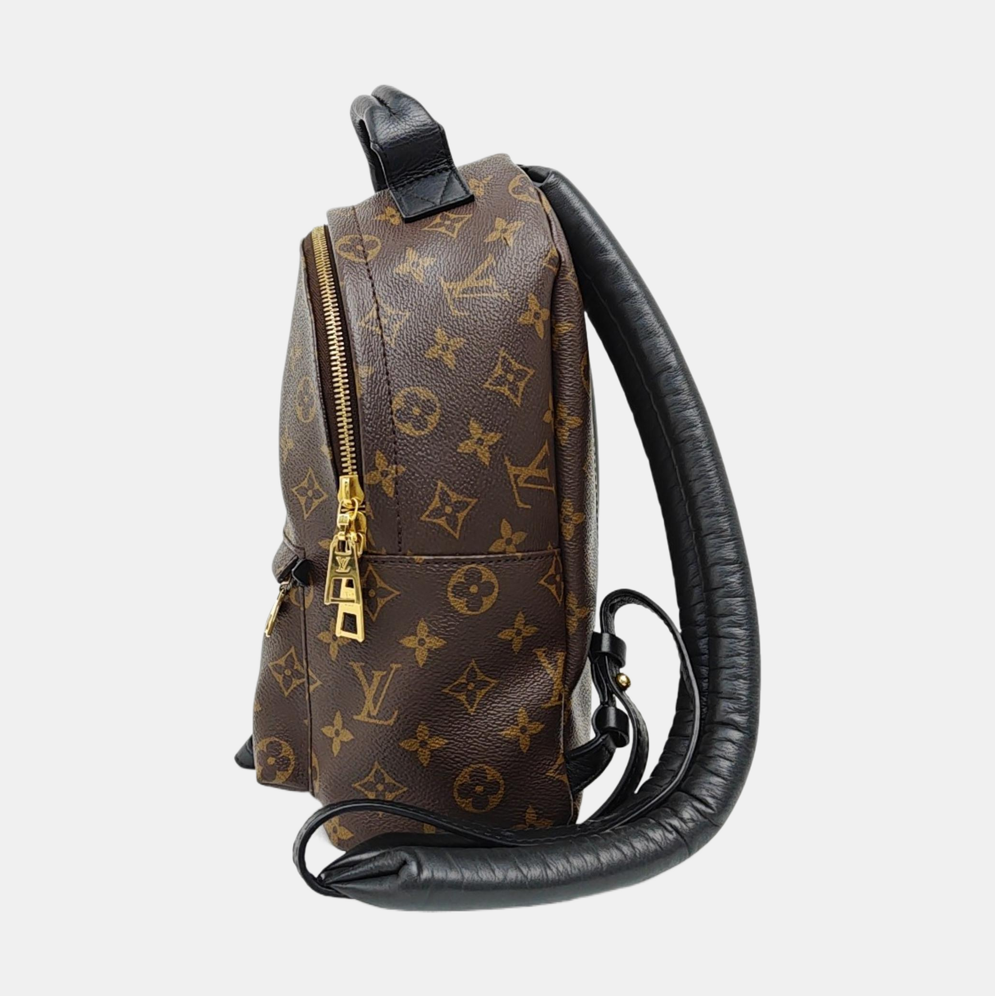 PALM SPRINGS PM Monogram Coated Canvas Brown