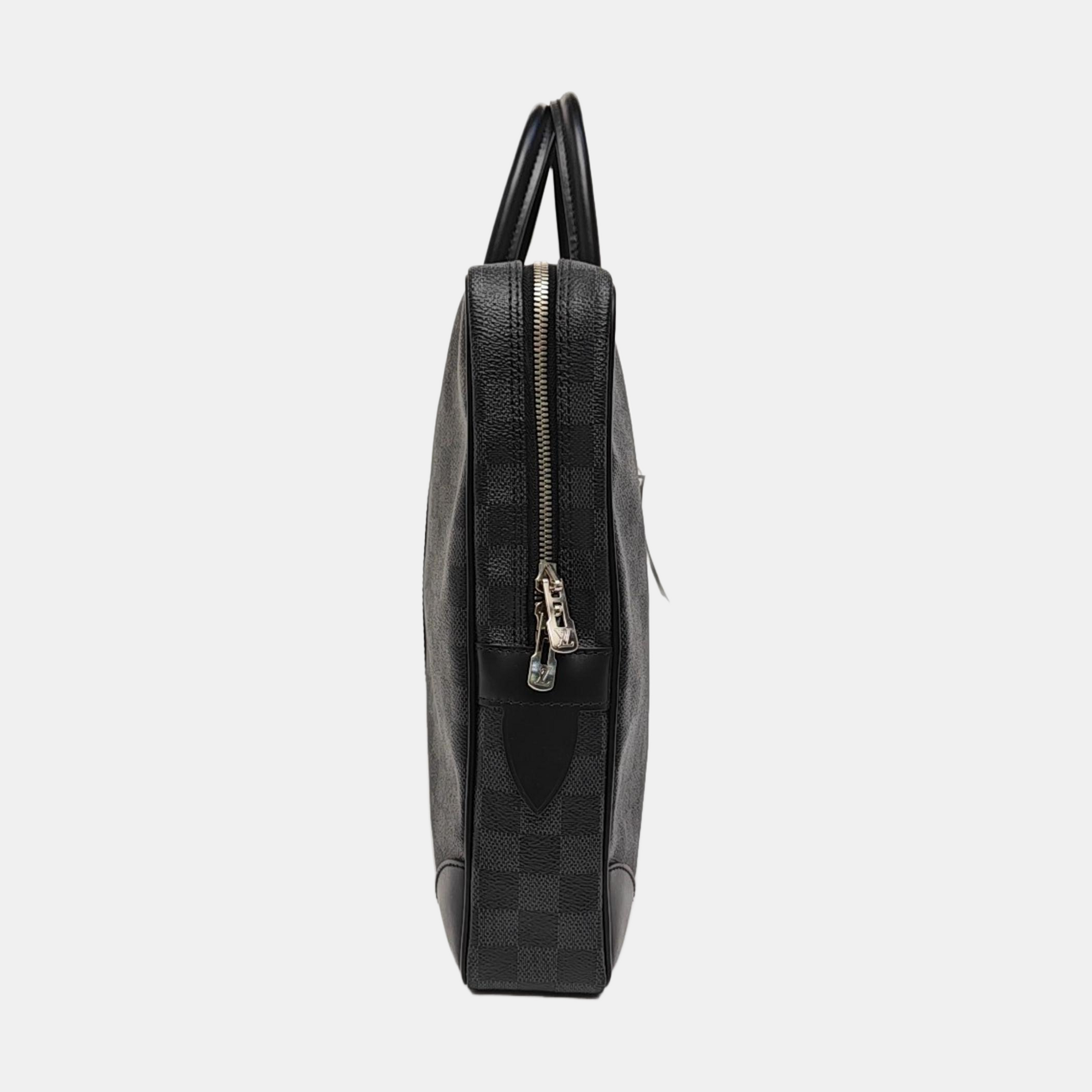 PORTE-DOCUMENTS Damier Graphite Coated Canvas Black