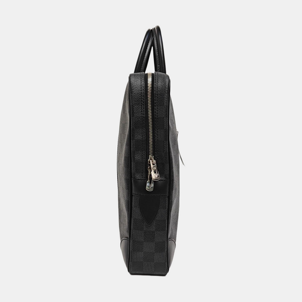 PORTE-DOCUMENTS Damier Graphite Coated Canvas Black