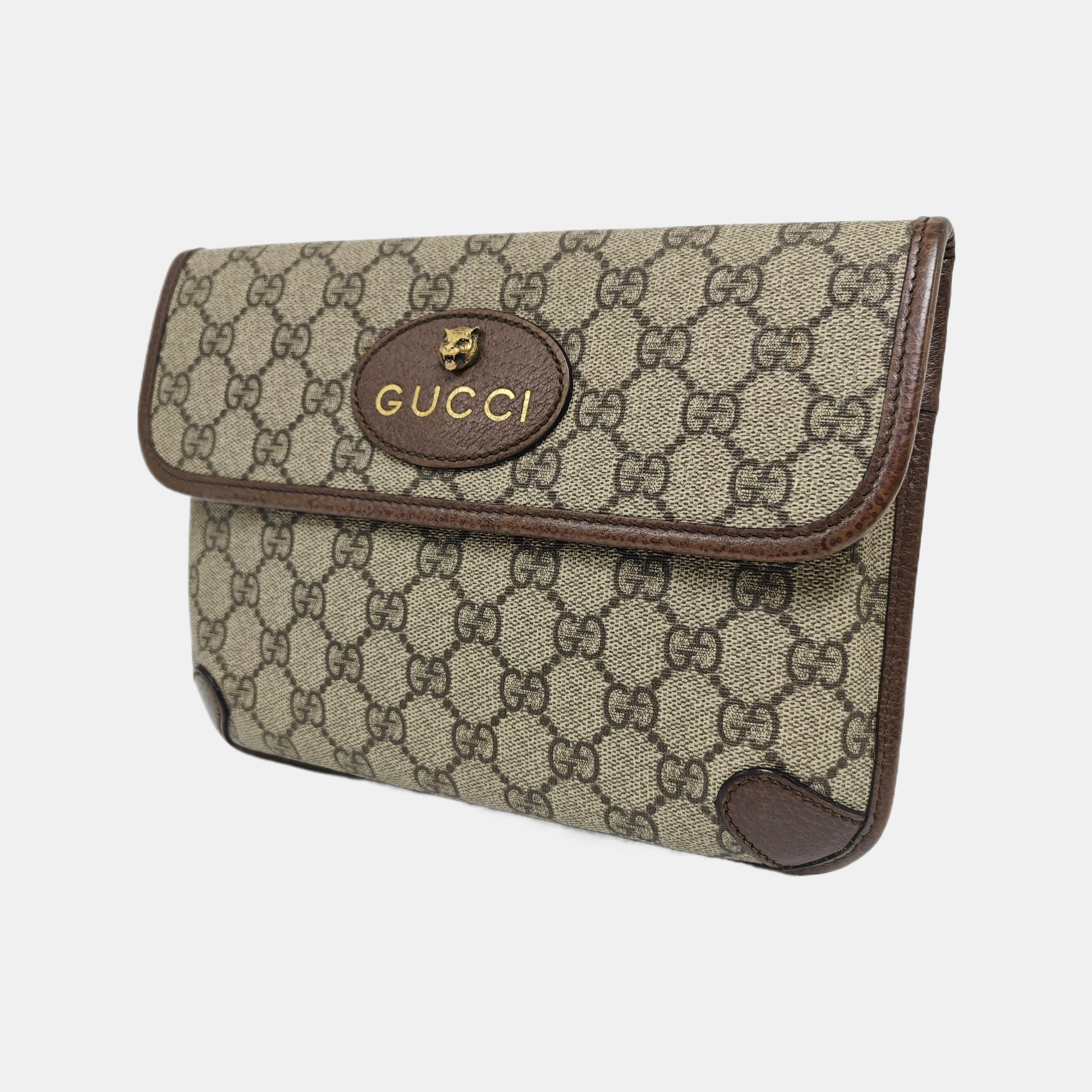 Neo Vintage Monogram Coated Canvas Beige