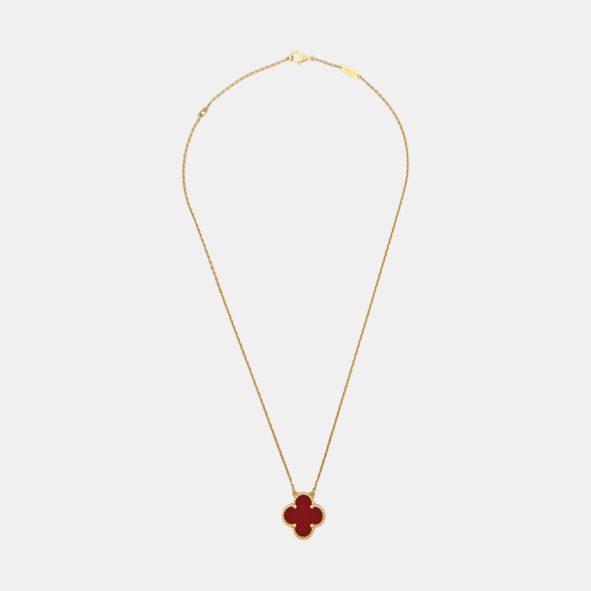 Vintage Alhambra 18k Gold Necklace